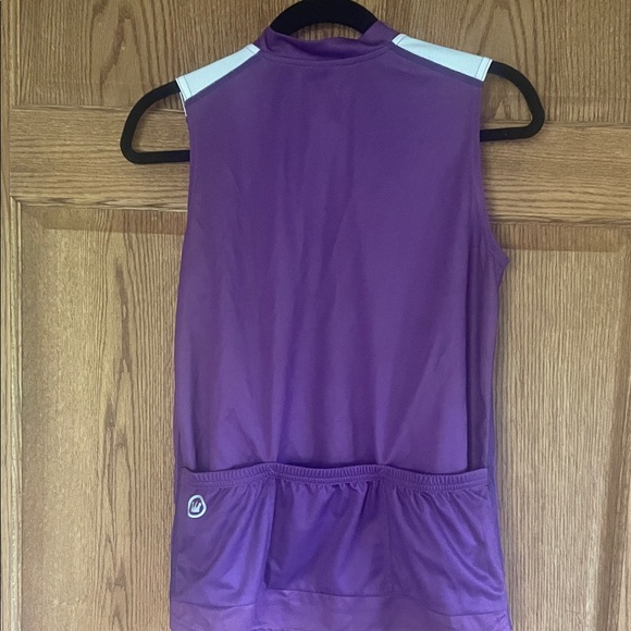 Canari Purple Zip-Up CyclingTop - Picture 5 of 12